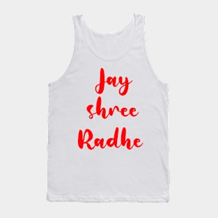 Jai shree radhe Tank Top